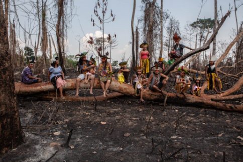 Figura 3 — Queimadas devastaram território Huni Kui, em Rio Branco/AC, em 2019